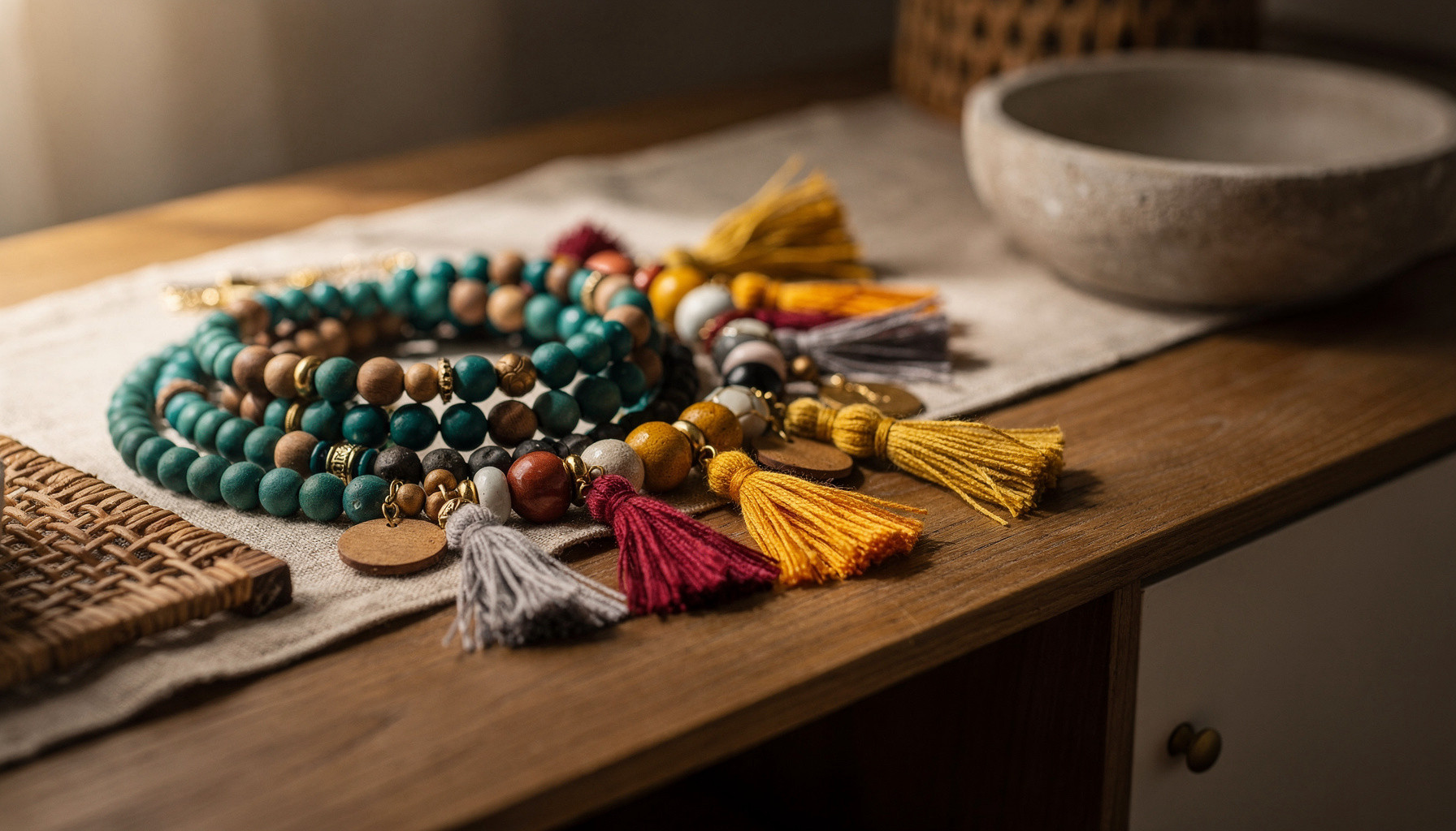 Azzallix — artisan decorative table necklaces website built with WebZum AI website creator